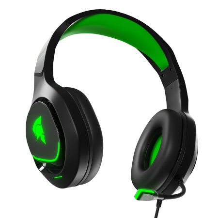 Casque Gamer AG-H300X GREEN LED